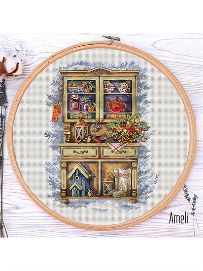 Winter Konforu Cross Stitch Pattern (Electronic Version)