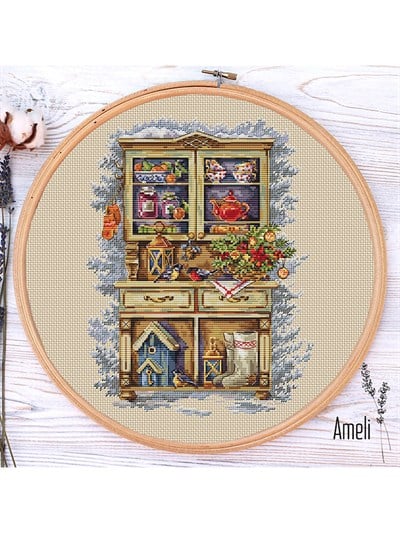 Winter Konforu Cross Stitch Pattern (Electronic Version)
