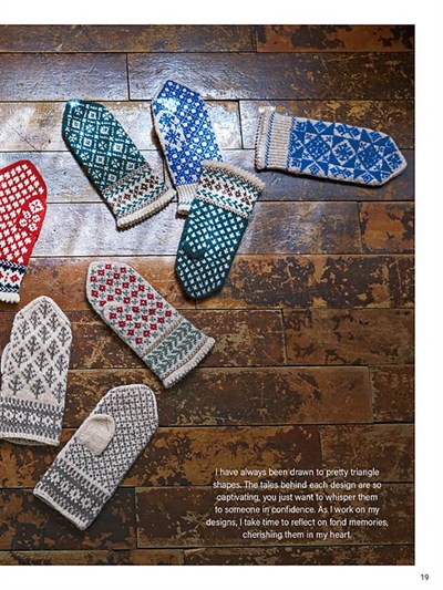 Knit Latvian Mittens (İngilizce)