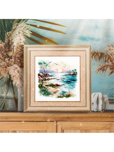 Magic Needle Sea Sunrise Cross Stitch Kit - 70-16