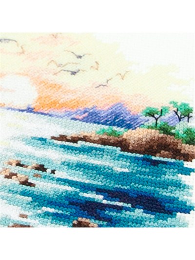 Magic Needle Sea Sunrise Cross Stitch Kit - 70-16