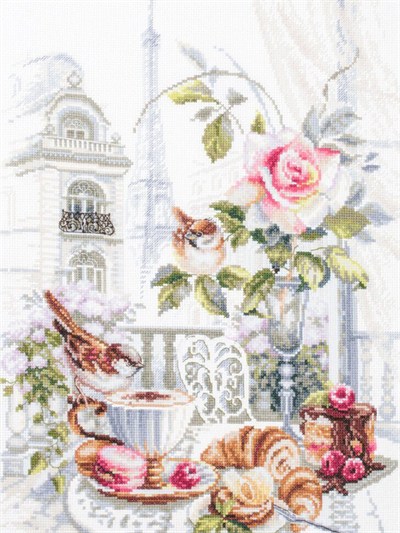 Magic Needle Parisian Morning Cross Stitch Kit - 328-558