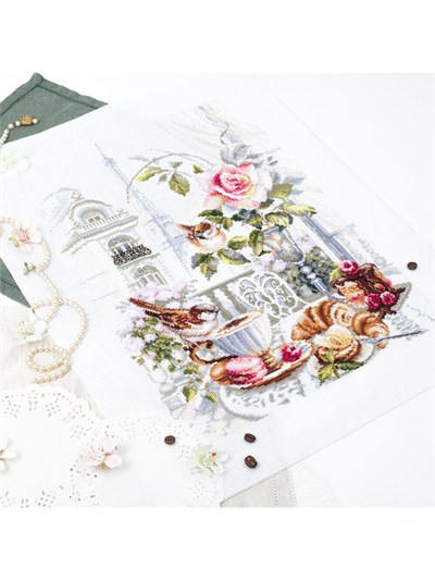 Magic Needle Parisian Morning Cross Stitch Kit - 328-558