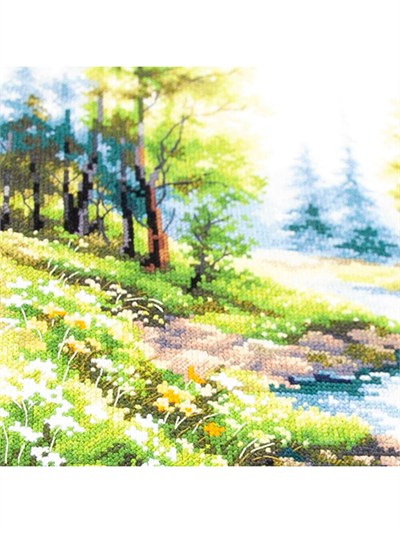 Magic Needle Babbling Brook Cross Stitch Kit - 70-12