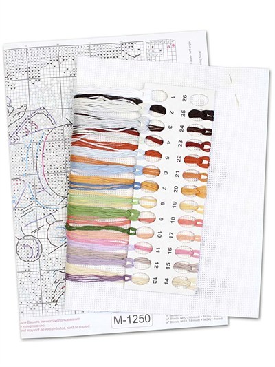 MP Studia Flying South Cross Stitch Kit (Aida, Threads & Chart Included) - M-1250