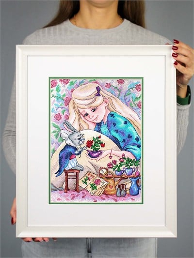 MP Studia Wonderland Cross Stitch Kit (Aida, Threads & Chart Included) - M-1255