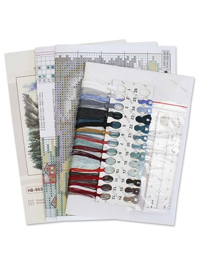 MP Studia İskandinavya Kıyısı Kanaviçe Kiti (Etamin, İplik ve Şema Dahil) - HB-953