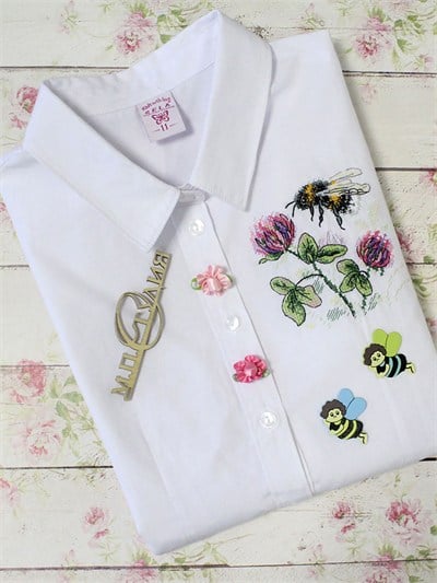 MP Studia Fragrant Clover Water Soluble Cross Stitch Kit (Canvas, Threads & Chart Included) - B-531