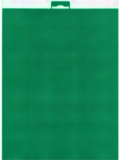 Пластиковая канва М.П.Студия 21x28 см 14 каунт травянисто-зелёная – матовая - K-063