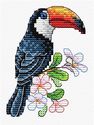 MP Studia Water Soluble Cross Stitch Kit - B-0540