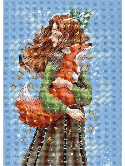 MP Studia Tilki Kız Kanaviçe Kiti (Etamin, İplik ve Şema Dahil) - HB-1010