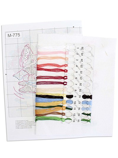 MP Studia We Will Be On Time Cross Stitch Kit (Aida, Threads & Chart Included) - M-775