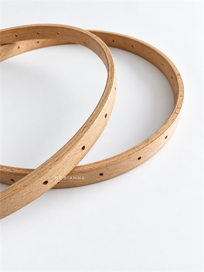 Nurge Ahşap Delikli Dokuma Kasnağı (Çap: 22 cm)