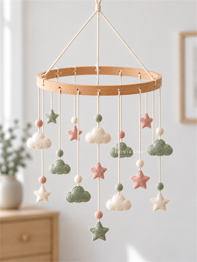Nurge Ahşap Delikli Dokuma Kasnağı (Çap: 22 cm)