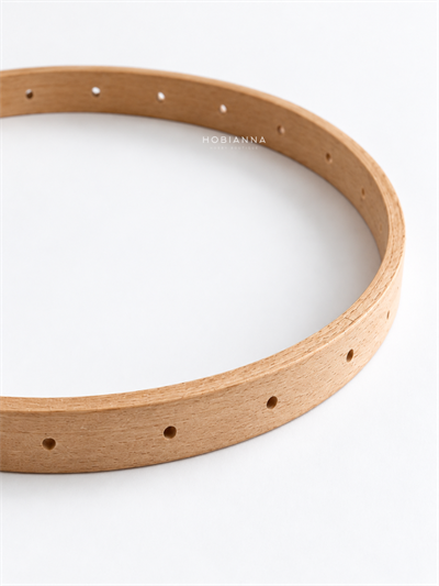 Nurge Ahşap Delikli Dokuma Kasnağı (Çap: 22 cm)