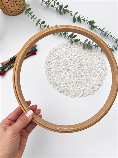 Nurge Vidasız Ahşap Kasnak (24mm Kalınlık)