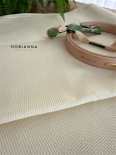 Pakteks Thick Aida Width:150cm, 11Ct - Cream