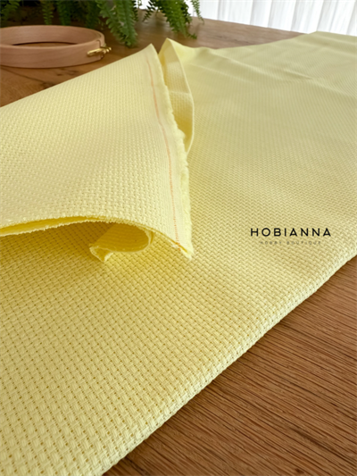 Pakteks Thick Aida Width:150cm, 11Ct - Lemon Yellow