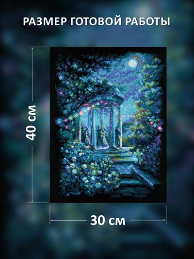 Riolis Cross Stitch Kit - 2216 Moon Night Magic