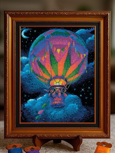 Riolis Cross Stitch Kit - 2290 Hot Air Baloon