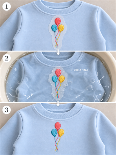 Water Soluble Adhesive Interfacing - Bear & Baby