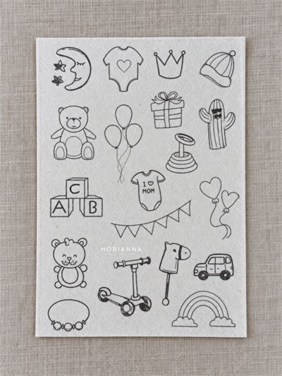 Water Soluble Adhesive Interfacing - Bear & Baby