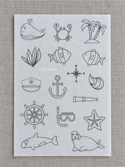Water Soluble Adhesive Interfacing - Sea & Macera