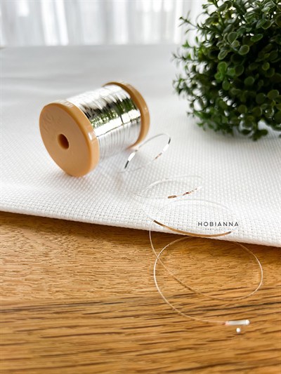 Crown Drawn Thread Wire, 200m – Silver