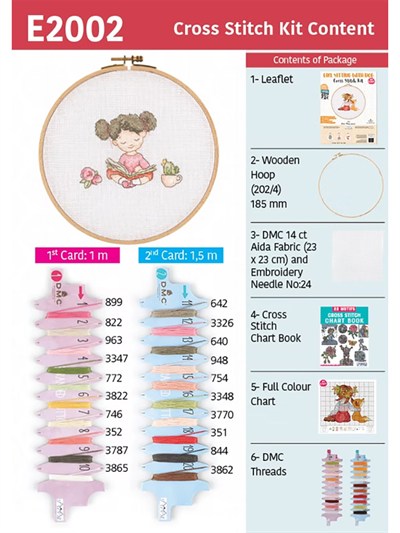 Tuva Kanaviçe Kiti 20cm - E2002