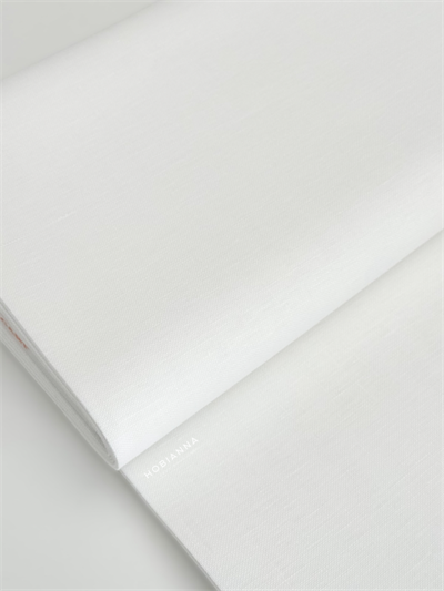 Zweigart Belfast - 3609-100, En:140cm, 32Ct - Beyaz