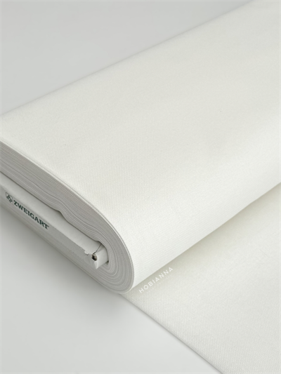 Zweigart Linda - 1235-101, En:140cm, 27Ct - Blanc