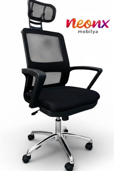 Neonx| Belinay Başlıklı Demir Ayaklı Çalışma Koltuğu 