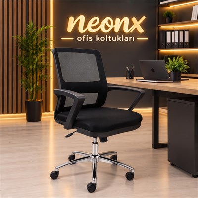 Neonx|Belinay Çalışma Koltuğu Demir Ayaklı 