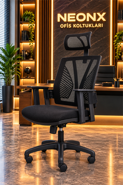 Neonx|Relax EKO Başlıklı Çalışma Koltuğu|Ofis Sandalyesi|Çalışma Sandalyesi