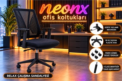 Relax Çalışma Sandalyesi– Maksimum Konfor , Modern Ergonomi