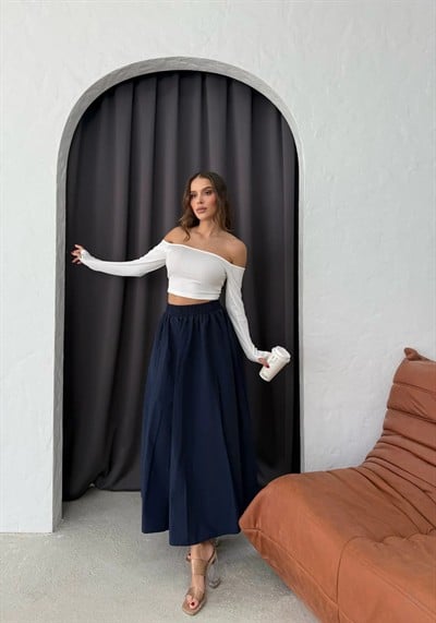 UZUN ÇAN ETEK LACİVERT