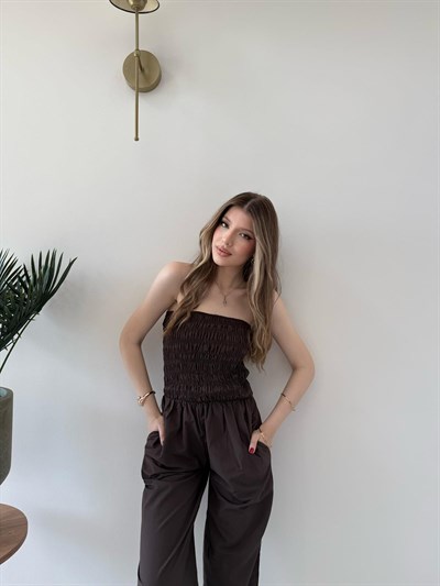 Madonna Yaka Gipe Detay Tulum Kahve 2239