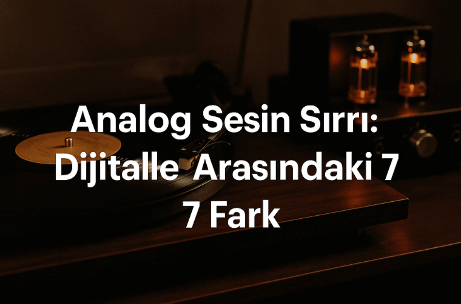 Analog Sesin Sırrı: Dijitalle Arasındaki 7 Fark