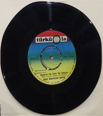 Aşık Mahzuni Şerif Mele koyun mele Maraş'a gidem 45 LİK PLAK 