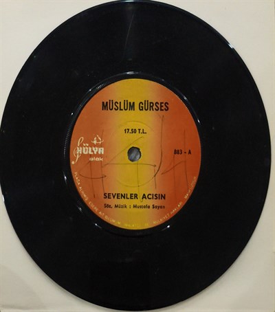 Müslüm Gürses Sevenler acısın 45 LİK PLAK 