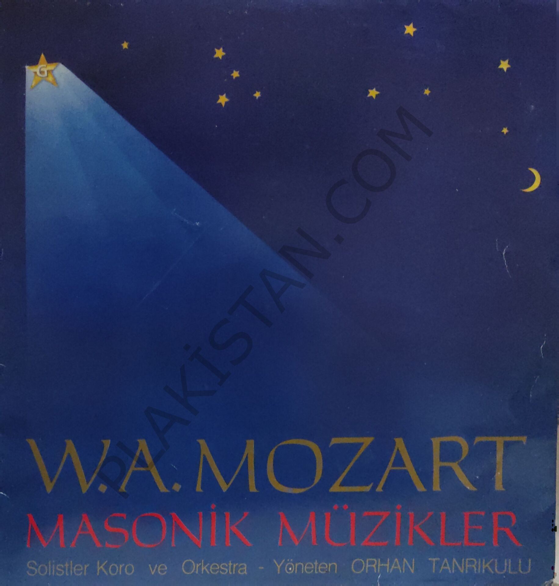 W. A. Mozart - Masonik Müzikler LP | Plakistan