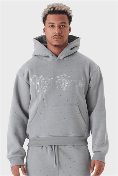 Erkek Üst Hoodie Gri