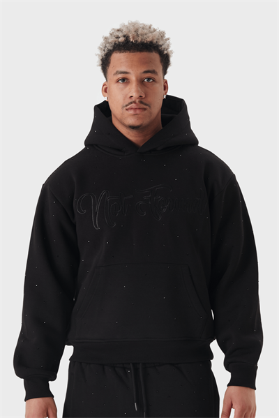 Erkek Üst Hoodie Siyah