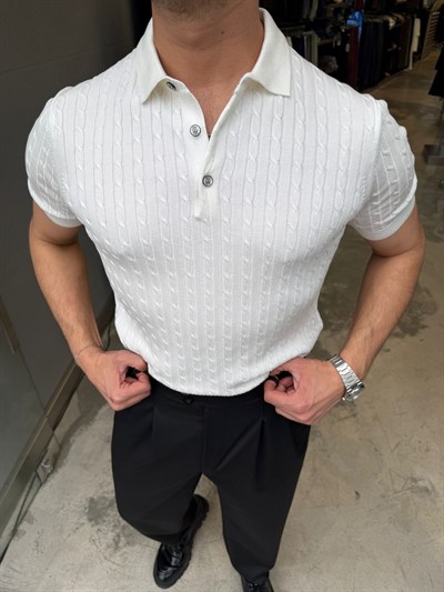  Ekru Pamuk Örgü Triko -RT2601