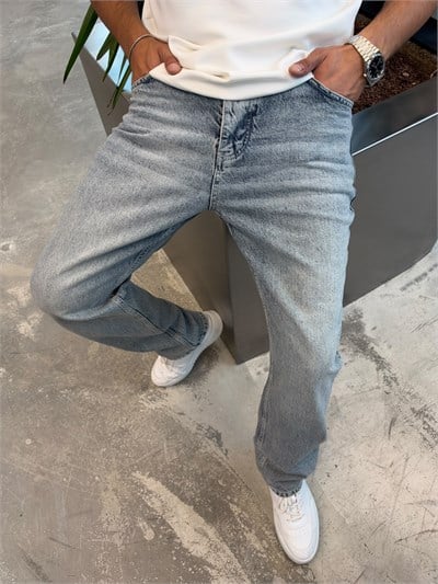 Açık Mavi Baggy Kot KP58