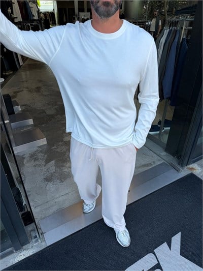 Beyaz NG Cupra Kumaş Sweat