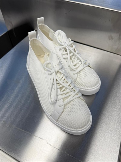 Beyaz Triko Ayakkabı