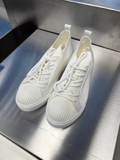 Beyaz Triko Ayakkabı