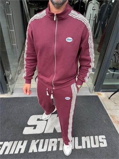 Bordo Etnik Desen Winner Takım RS2002