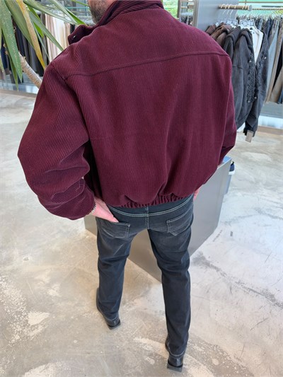 Bordo Kadife Bomber Mont SN4587